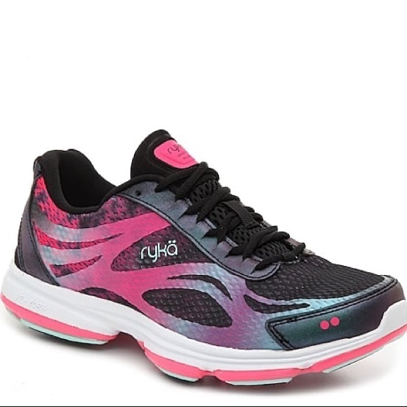 Ryka Shoes Ryka Devotion Plus 2 Black And Purple Tennis Shoes